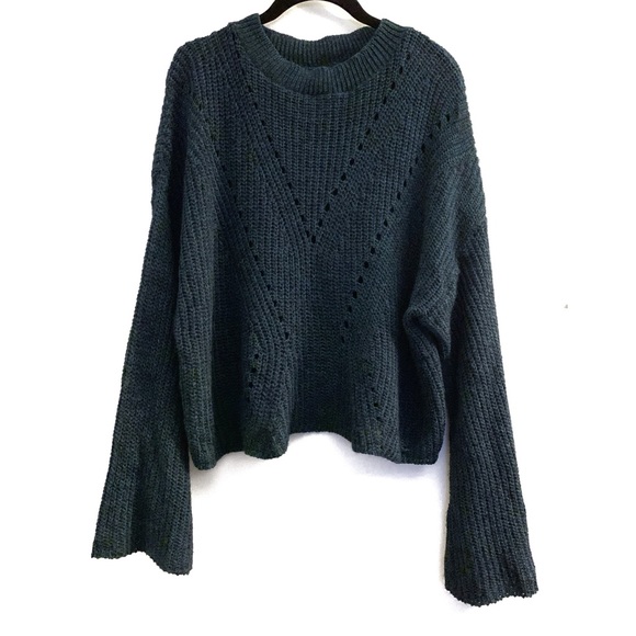 Alya Sweaters - Green/Blue Sweater